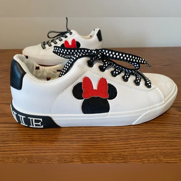 Disney White Sneakers with Red and Black Accents - Picture 2 of 6